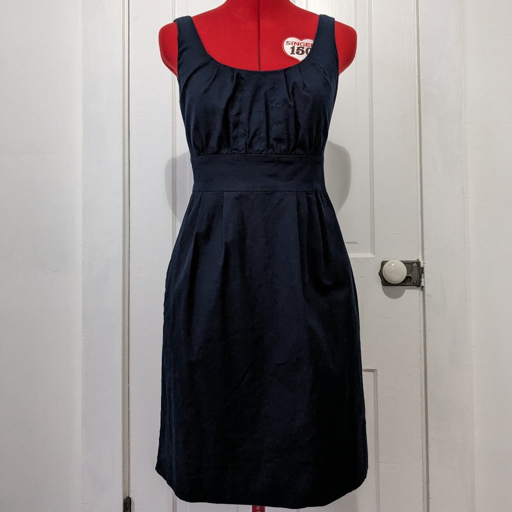 J. Crew Navy Suiting Dress Size 2